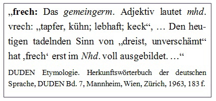 frech Etymologie 183f